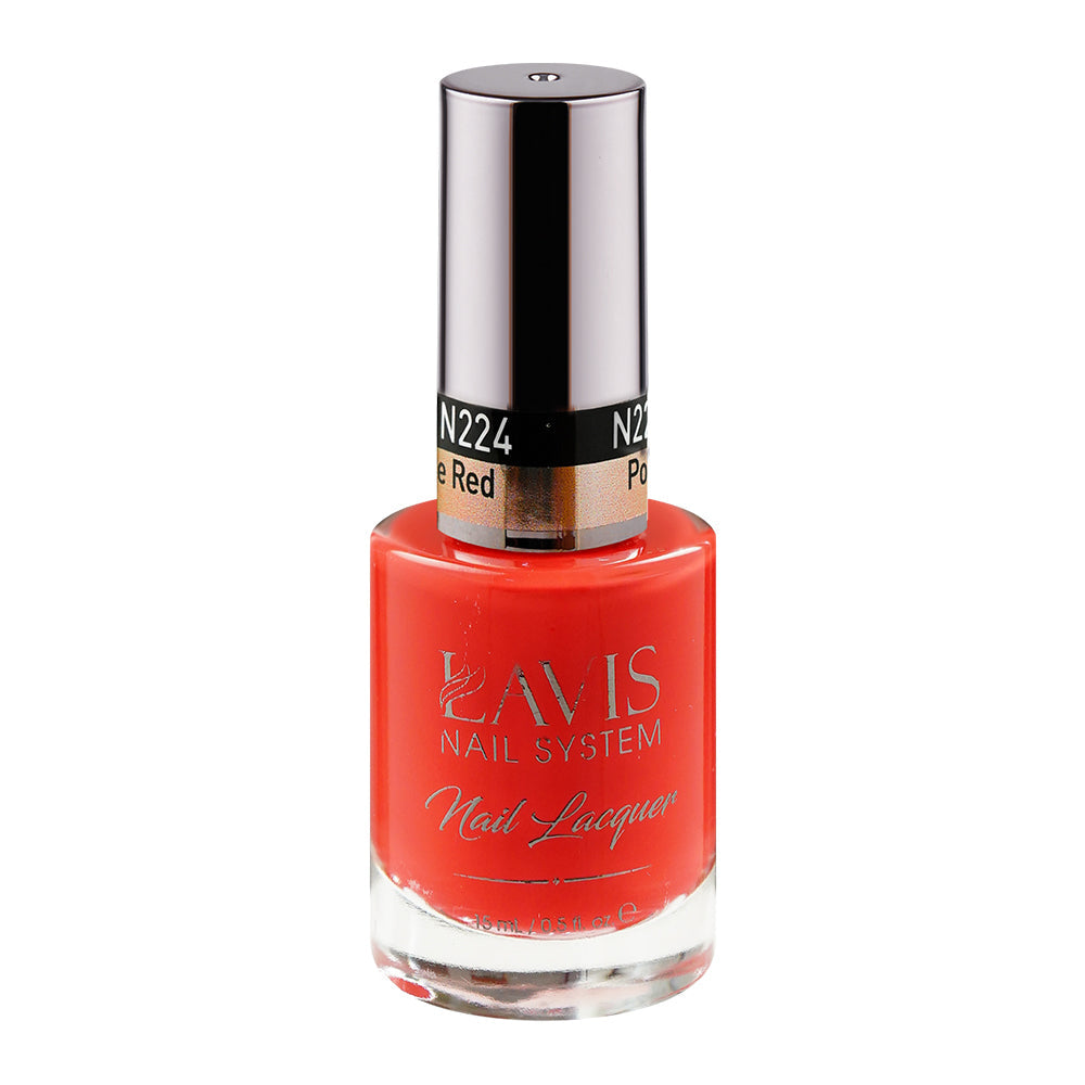 LAVIS 224 Pomegranate Red - Nail Lacquer 0.5 oz