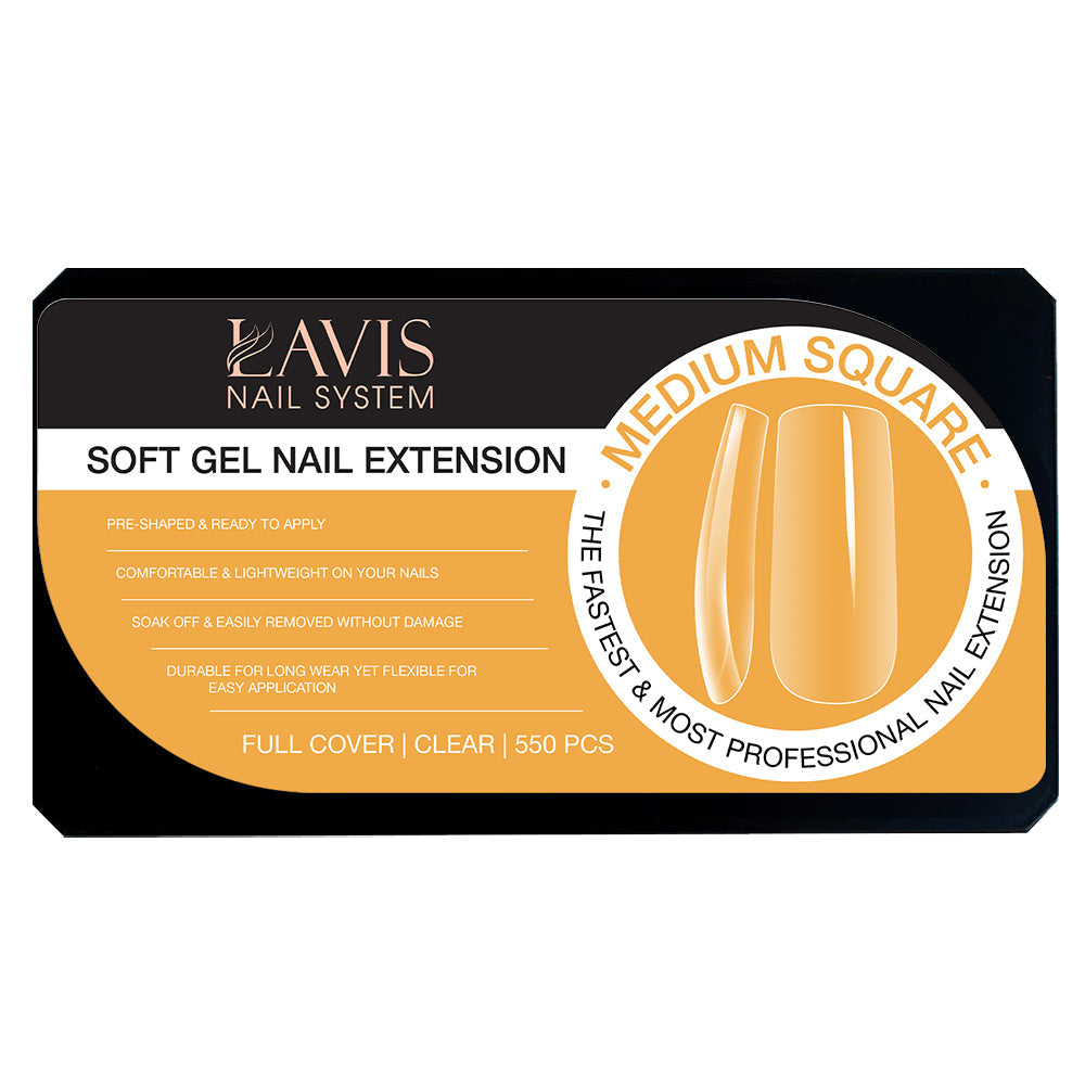 LAVIS - Medium Square Nail Tips