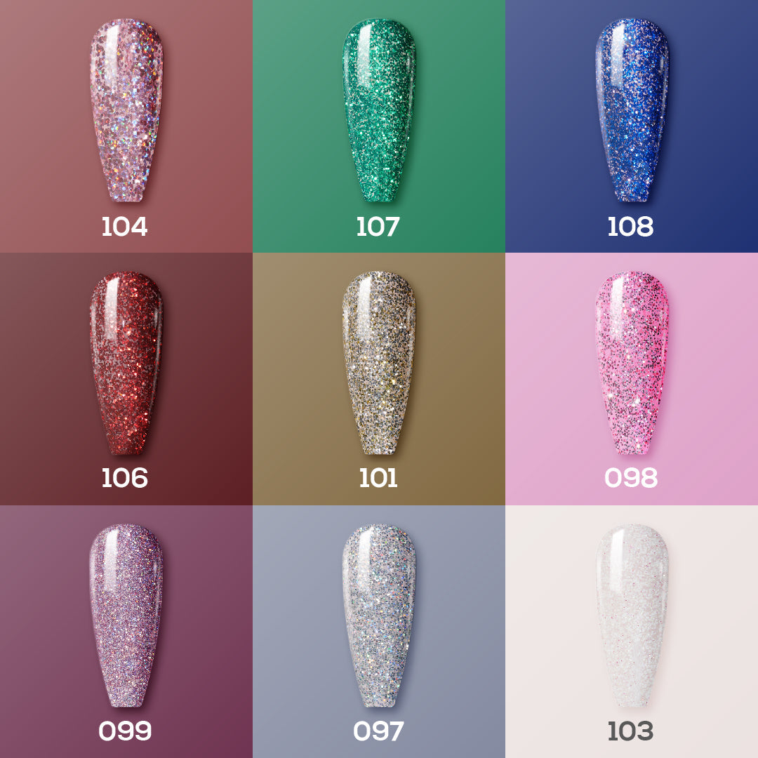 SUNSET PARTY - Lavis Holiday Nail Lacquer Collection: 097; 098; 099; 101; 103; 104; 106; 107; 108