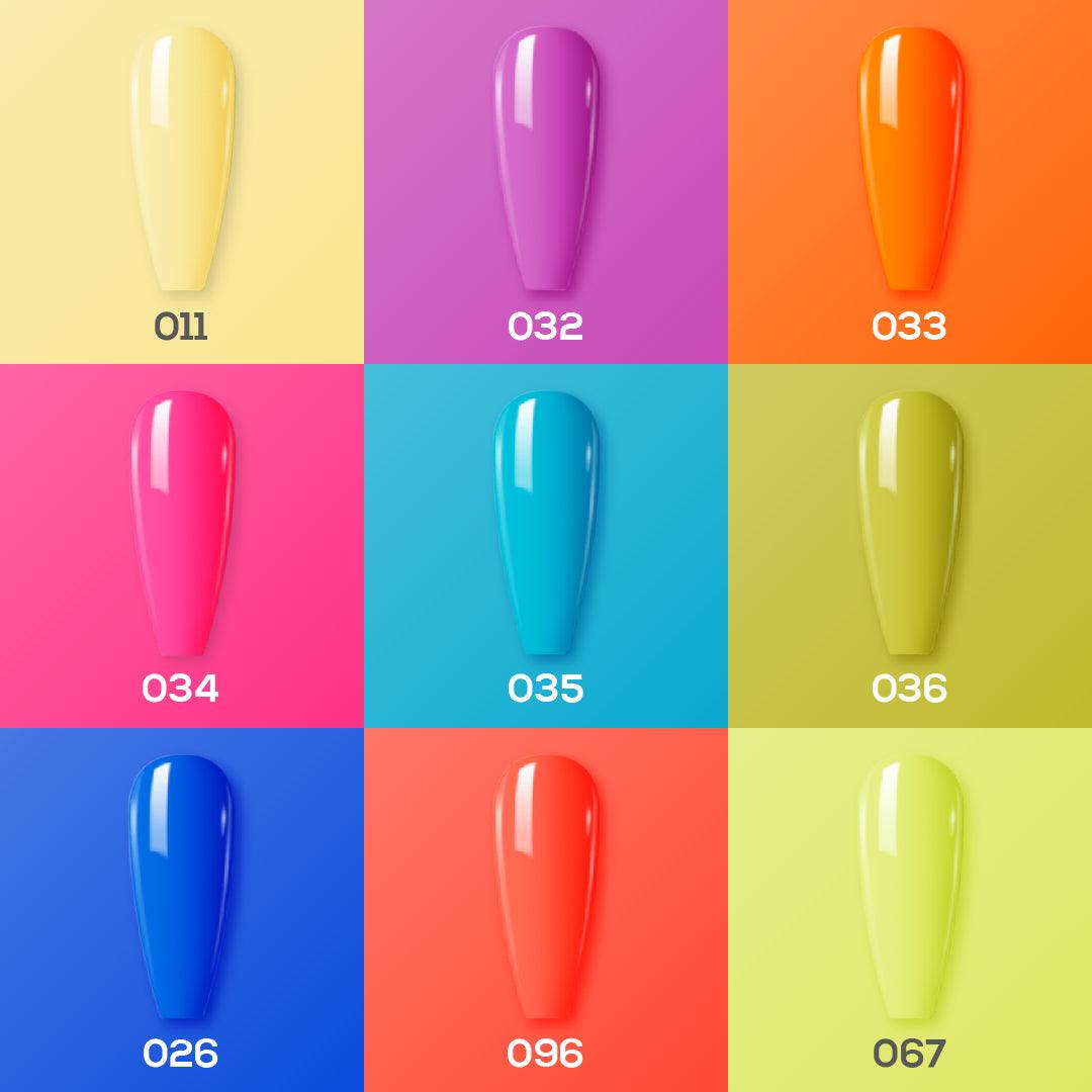 9 Lavis Holiday Gel Nail Polish Collection - WHEN IN TOKYO - 011; 026; 032; 033; 034; 035; 036; 067; 096