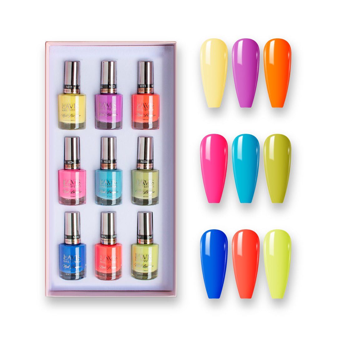 WHEN IN TOKYO - Lavis Holiday Nail Lacquer Collection: 011; 026; 032; 033; 034; 035; 036; 067; 096