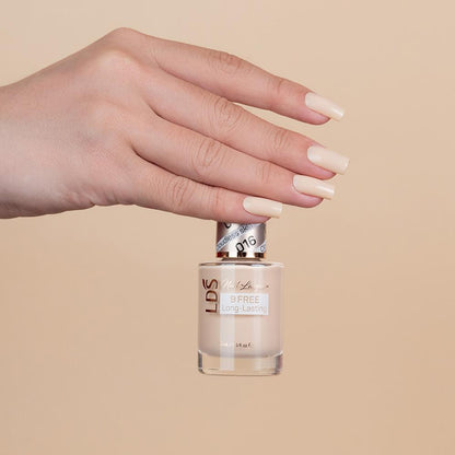 LDS 016 Cloudless Skin - LDS Gel Polish & Matching Nail Lacquer Duo Set - 0.5oz