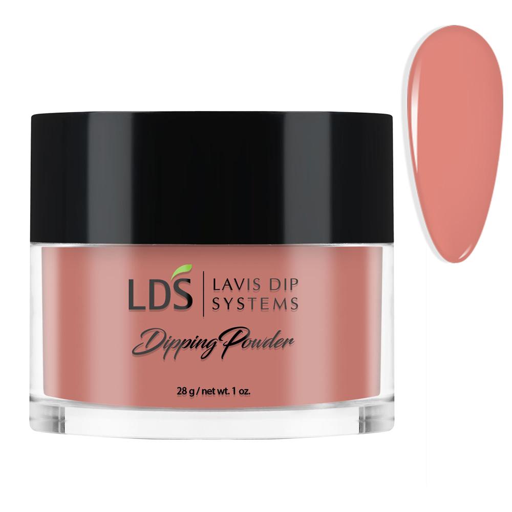 LDS D028 Salmon Glow - Dip Powder Color 1 oz