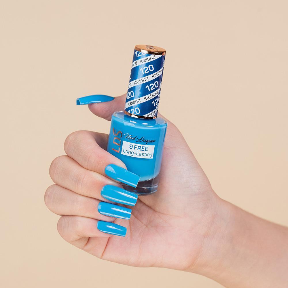 LDS 120 Iceland - LDS Gel Polish & Matching Nail Lacquer Duo Set - 0.5oz