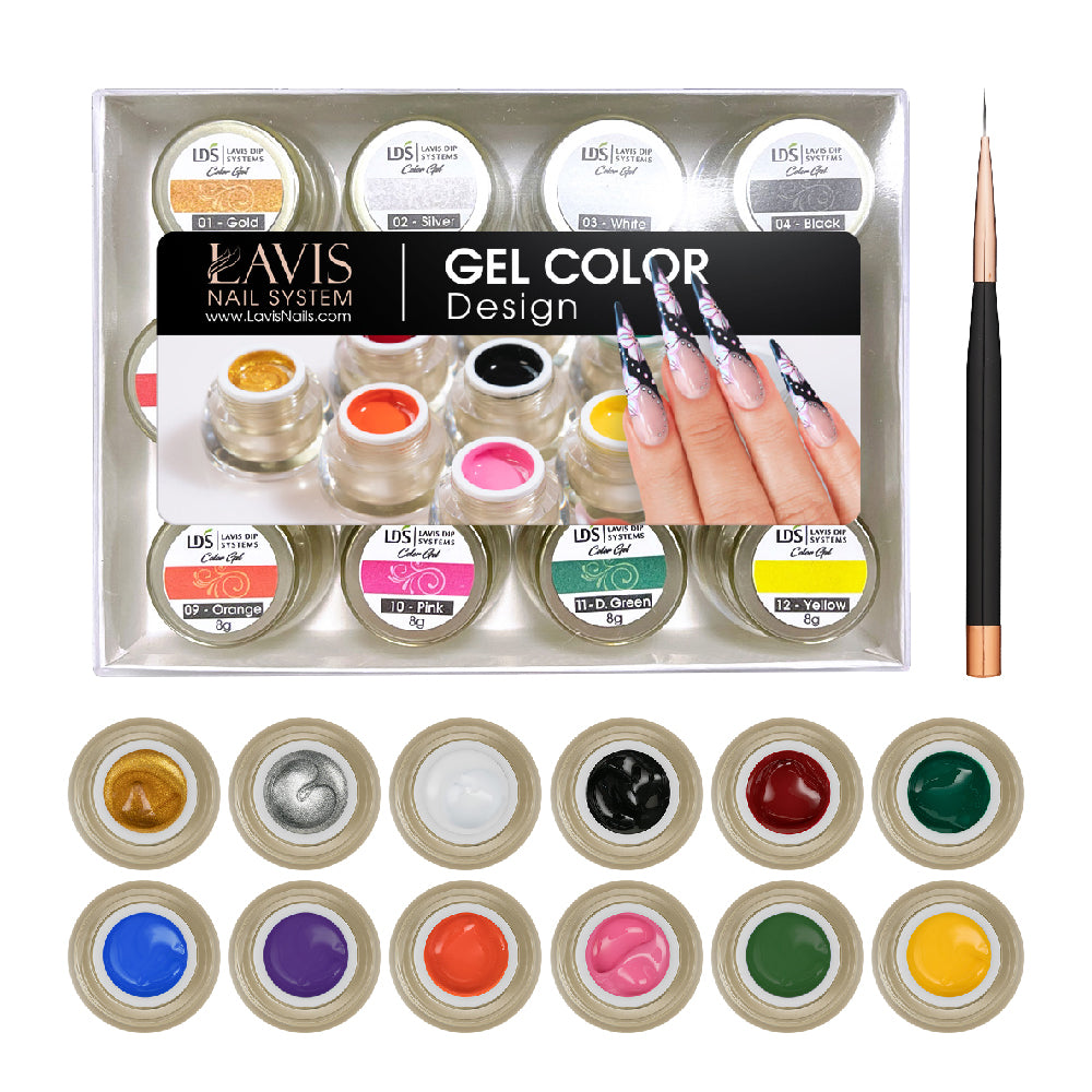 LDS Color Gel Kit 4 (12 colors): 01, 02, 03, 04, 05, 06, 07, 08, 09, 10, 11, 12