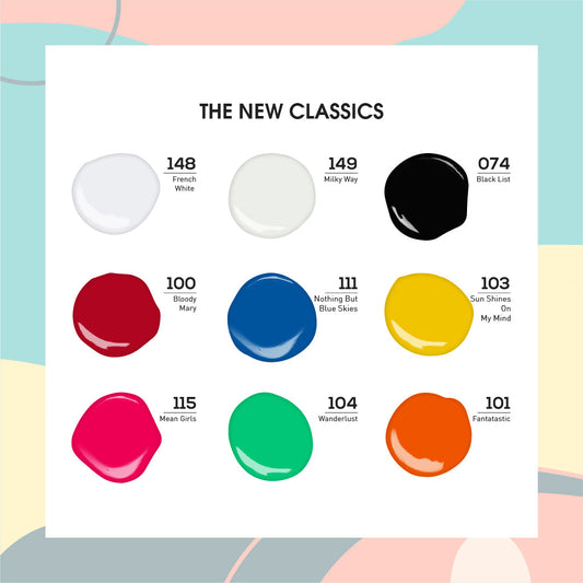 THE NEW CLASSICS - LDS Holiday Healthy Nail Lacquer Collection: 074; 100; 101; 103; 104; 111; 115; 148; 149