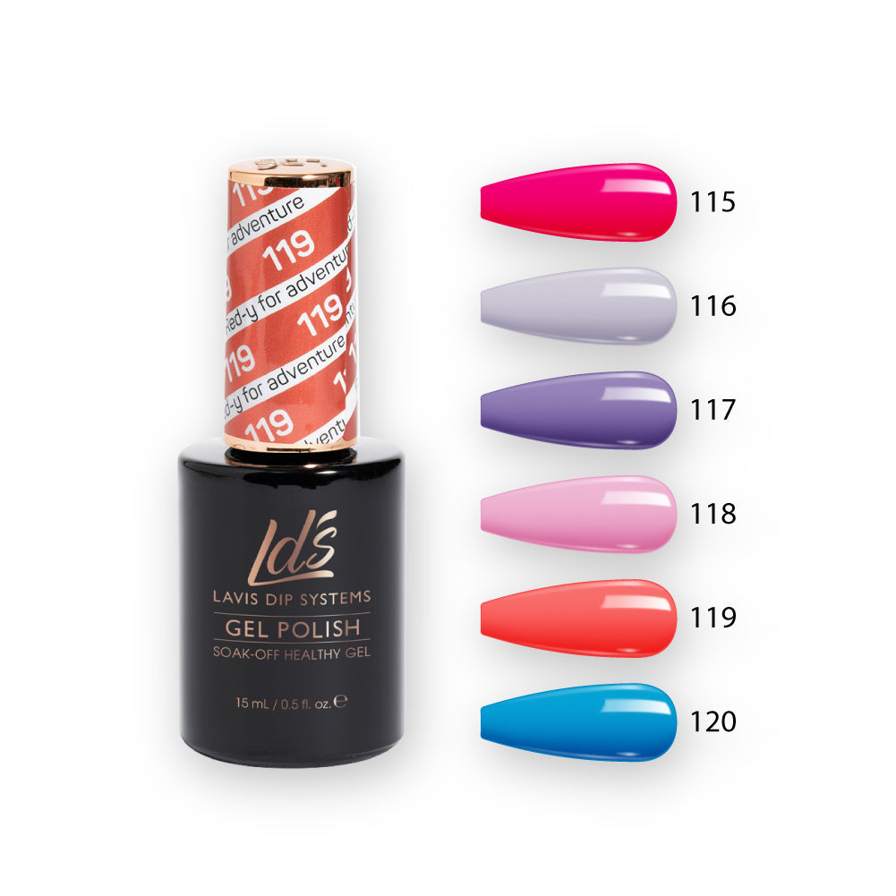 LDS Healthy Gel Color Set (6 colors) : 115 to 120