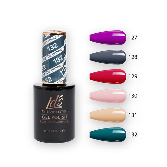 LDS Healthy Gel Color Set (6 colors) : 127 to 132