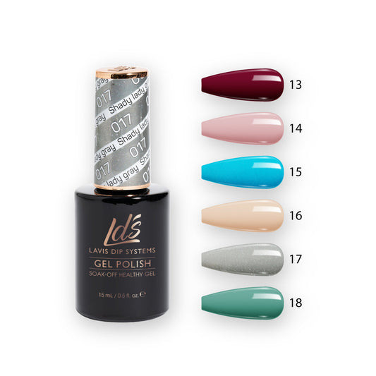 LDS Healthy Gel Color Set (6 colors) : 13 to 18