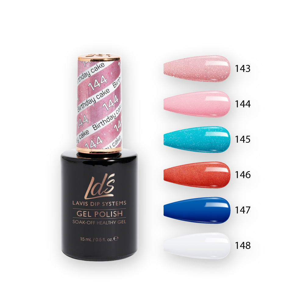 LDS Healthy Gel Color Set (6 colors) : 143 to 148