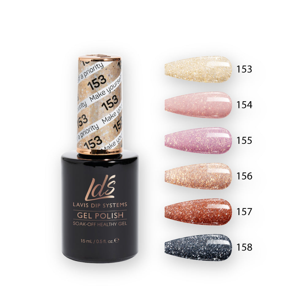 LDS Healthy Gel Color Set (6 colors) : 153 to 158