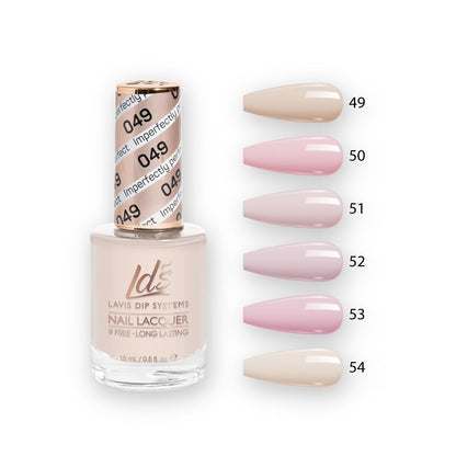 LDS Healthy Nail Lacquer  Set (6 colors) : 49 to 54