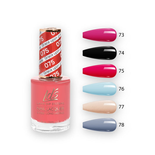 LDS Healthy Nail Lacquer  Set (6 colors) : 73 to 78