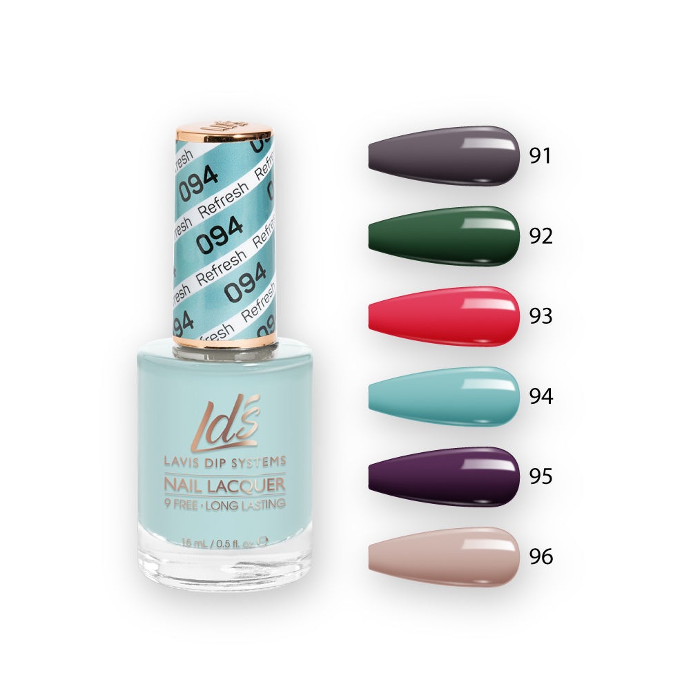 LDS Healthy Nail Lacquer  Set (6 colors) : 91 to 96