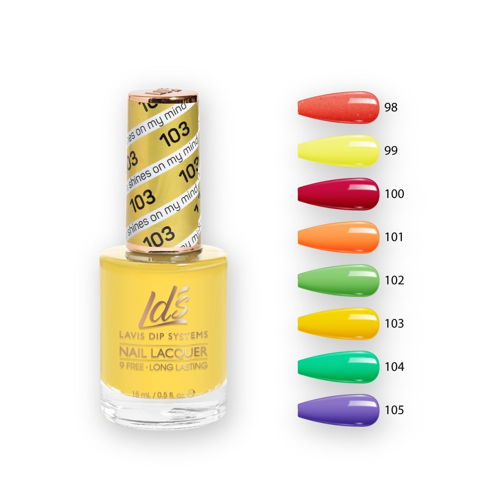 LDS Healthy Nail Lacquer  Set (8 colors) : 98 to 105