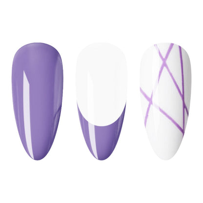 LDS - 09 - Line Art Gel Nails Polish Nail Art