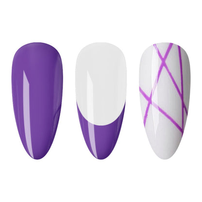 LDS - 10 - Line Art Gel Nails Polish Nail Art