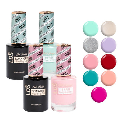 LDS Gel Lacquer Spring Collection: 01, 02, 03, 04, 06, 23, 27, 82, 87