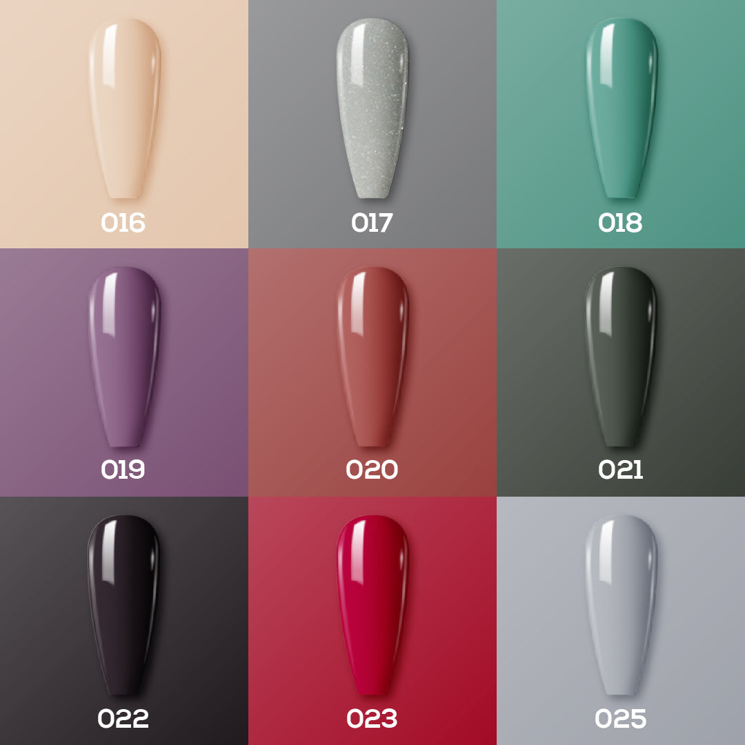 COOL VIBES - LDS Holiday Healthy Nail Lacquer Collection: 016; 017; 018; 019; 020; 021; 022; 023; 025