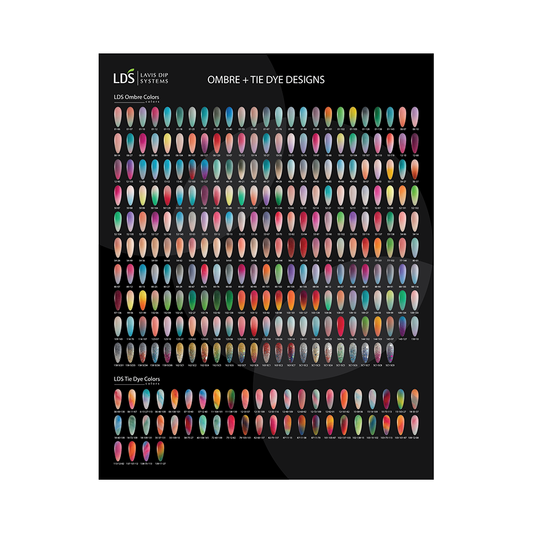 Lavis Dip Ombre & Tie Dye Poster