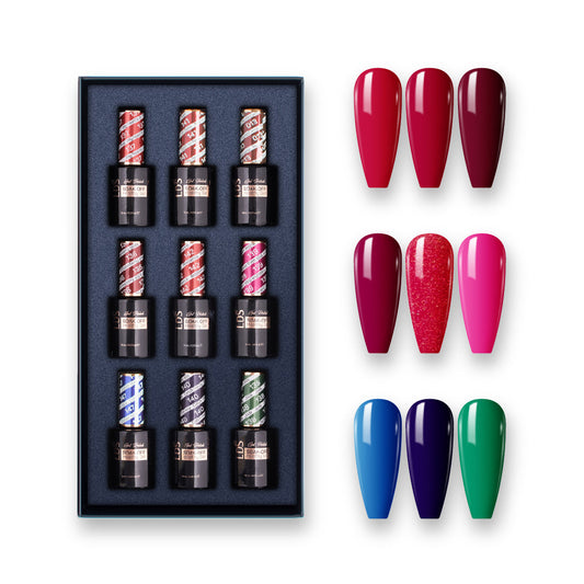 9 LDS Holiday Healthy Gel Nail Polish Collection - BACKSTAGE SECRET - 013; 136; 137; 138; 139; 140; 141; 142; 147