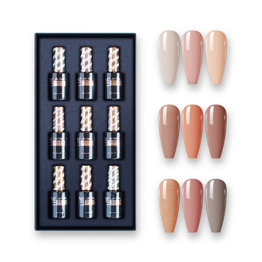 9 LDS Holiday Healthy Gel Nail Polish Collection - MUSEUM MUSE - 002; 024; 028; 036; 058; 059; 060; 062; 081