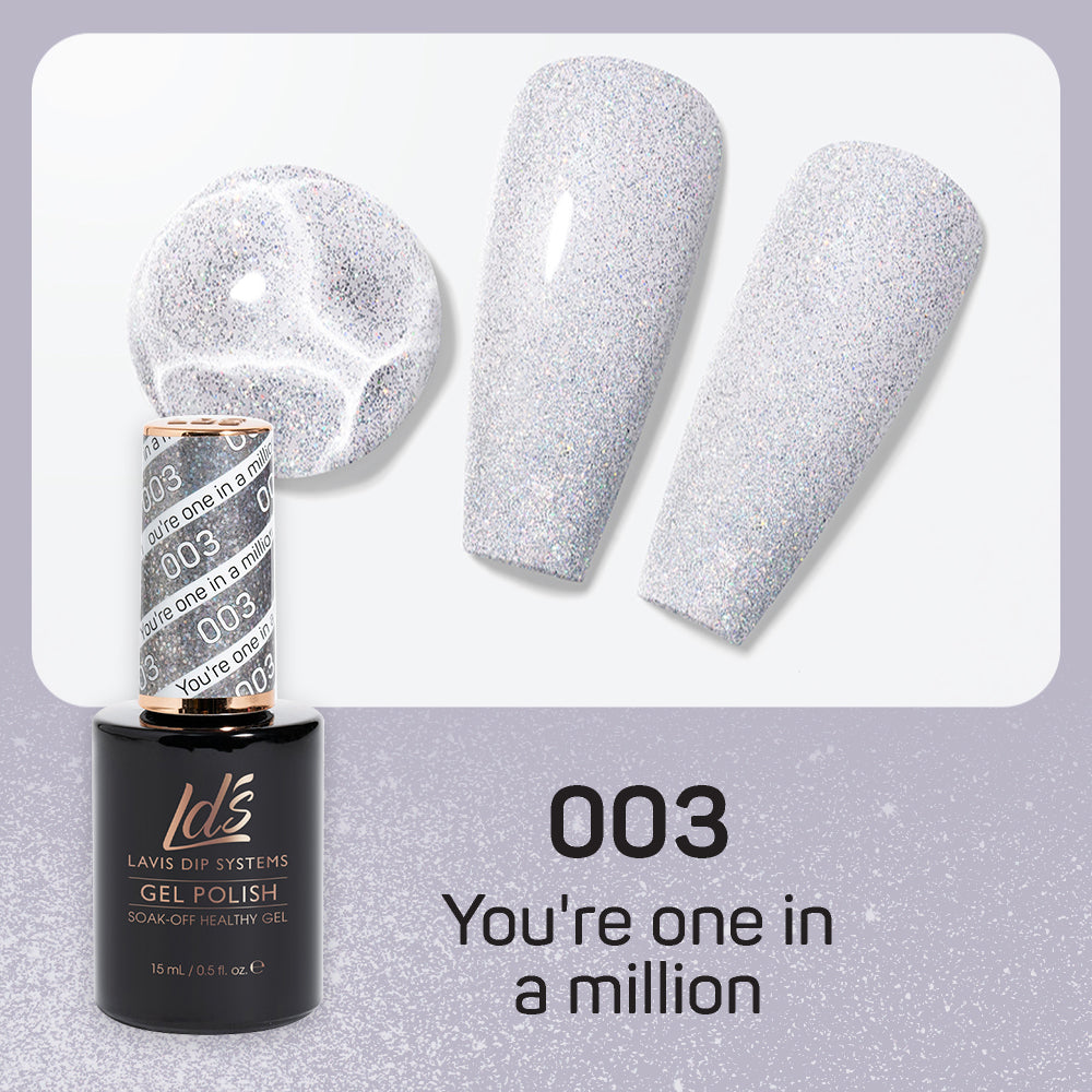 LDS 003 You're One In A Million - LDS Healthy Gel Polish 0.5oz