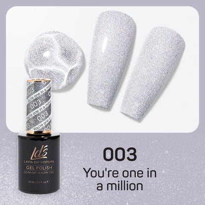 LDS 003 You're One In A Million - LDS Healthy Gel Polish 0.5oz