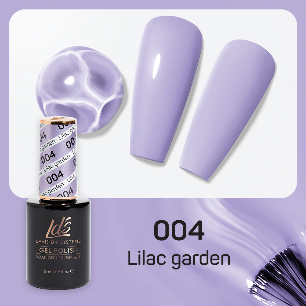 LDS 004 Lilac Garden - LDS Healthy Gel Polish 0.5oz