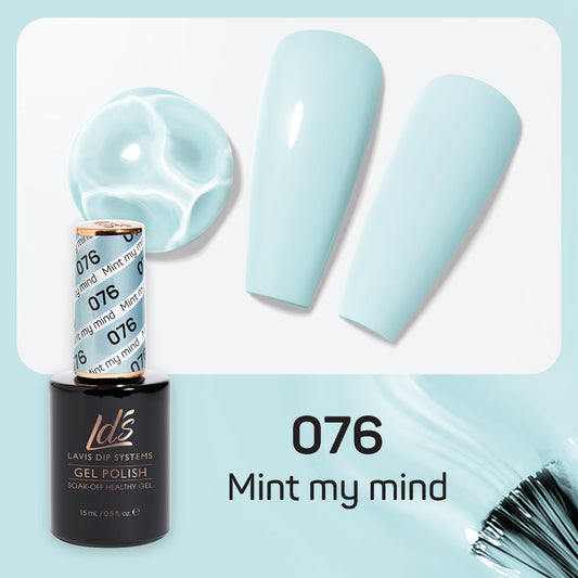 LDS 076 Mint My Mind - LDS Healthy Gel Polish 0.5oz