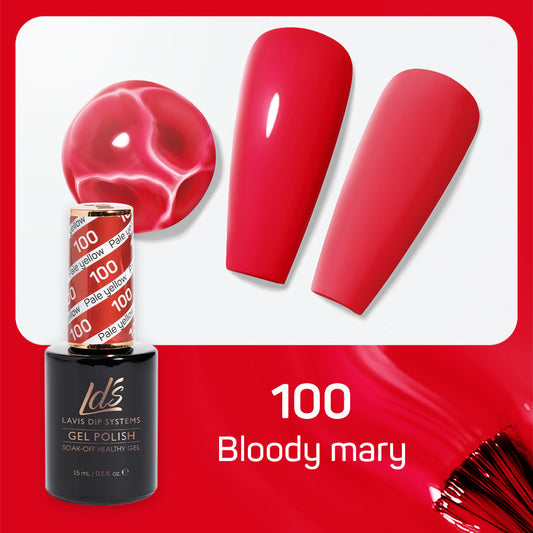 LDS 100 Bloody Mary - LDS Healthy Gel Polish 0.5oz