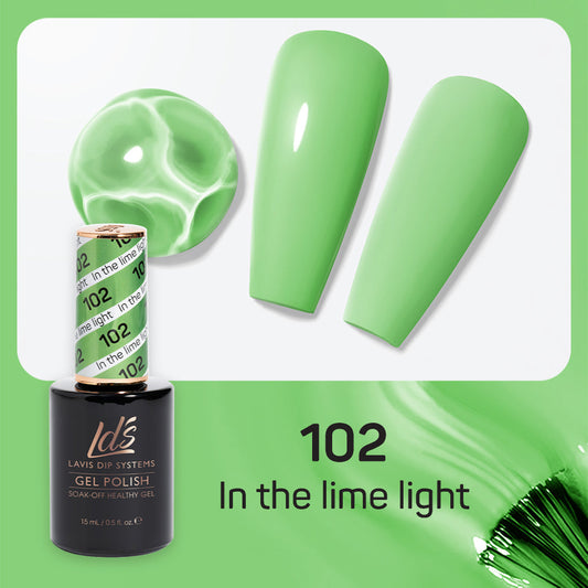LDS 102 In The Lime Light - LDS Healthy Gel Polish 0.5oz