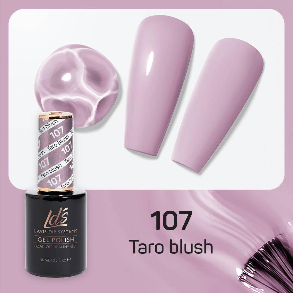 LDS 107 Taro Blush - LDS Healthy Gel Polish 0.5oz