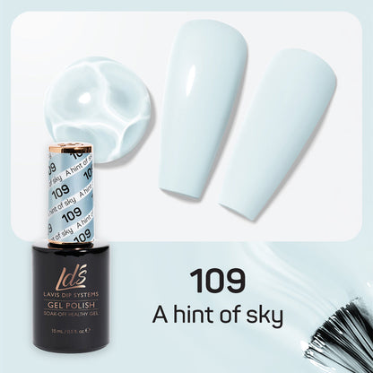 LDS 109 A Hint Of Sky - LDS Healthy Gel Polish 0.5oz