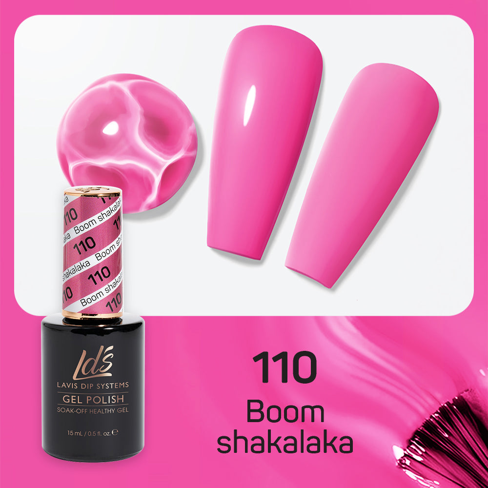 LDS 110 Boom Shakalaka - LDS Healthy Gel Polish 0.5oz