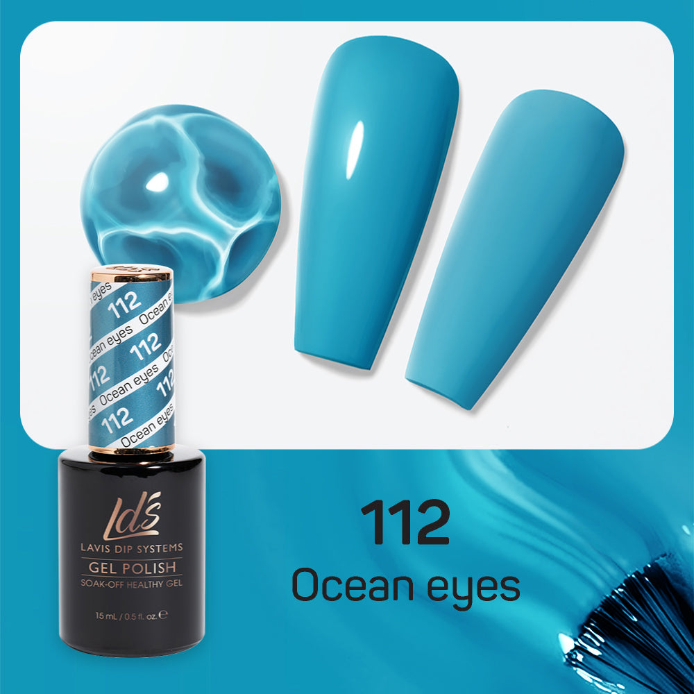 LDS 112 Ocean Eyes - LDS Healthy Gel Polish 0.5oz