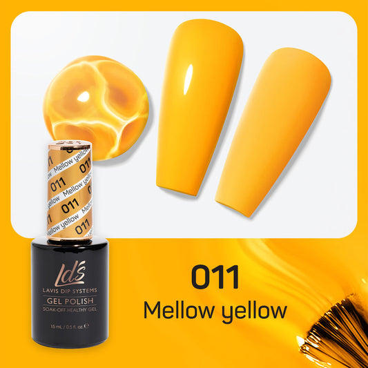 LDS 011 Mellow Yellow - LDS Healthy Gel Polish 0.5oz