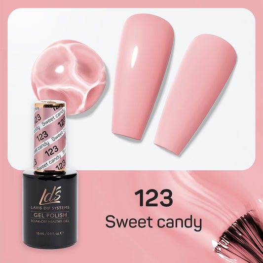LDS 123 Sweet Candy - LDS Healthy Gel Polish 0.5oz