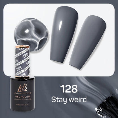 LDS 128 Stay Weird - LDS Healthy Gel Polish 0.5oz