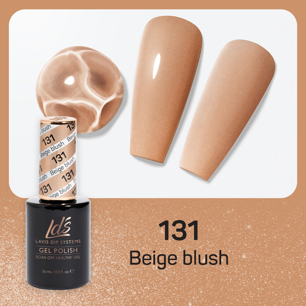 LDS 131 Beige Blush - LDS Healthy Gel Polish 0.5oz