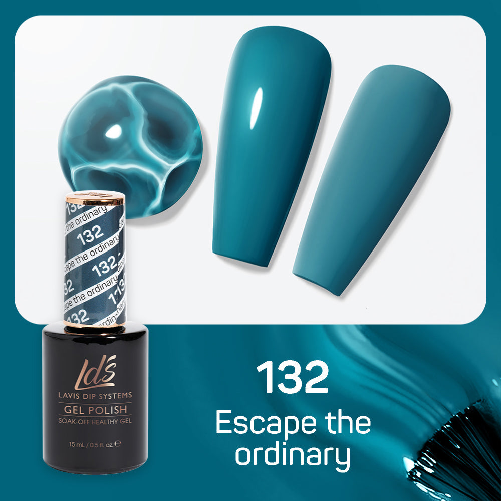 LDS 132 Escape The Ordinary - LDS Healthy Gel Polish 0.5oz