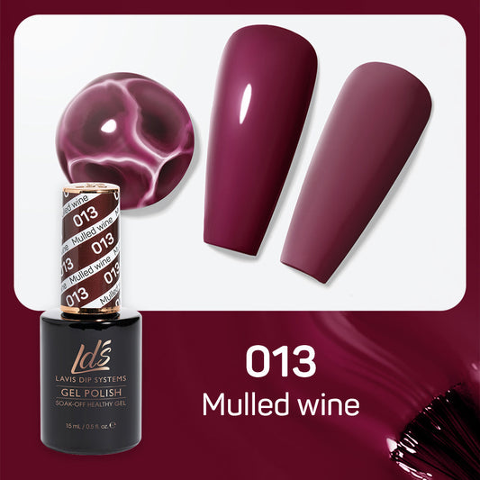LDS 013 Mulled Wine - LDS Healthy Gel Polish 0.5oz