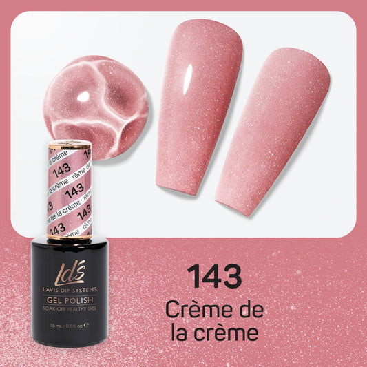 LDS 143 Crème De La Crème - LDS Healthy Gel Polish 0.5oz