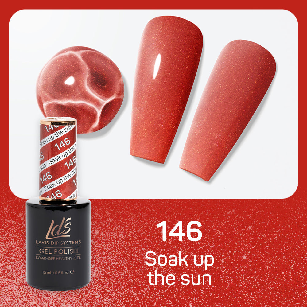 LDS 146 Soak Up The Sun - LDS Healthy Gel Polish 0.5oz