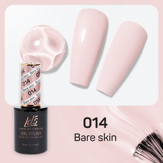LDS 014 Bare Skin - LDS Healthy Gel Polish 0.5oz