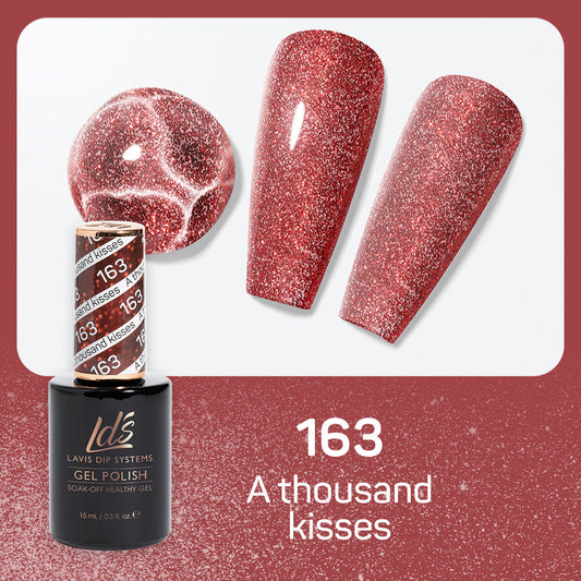 LDS 163 A Thousand Kisses - LDS Healthy Gel Polish 0.5oz