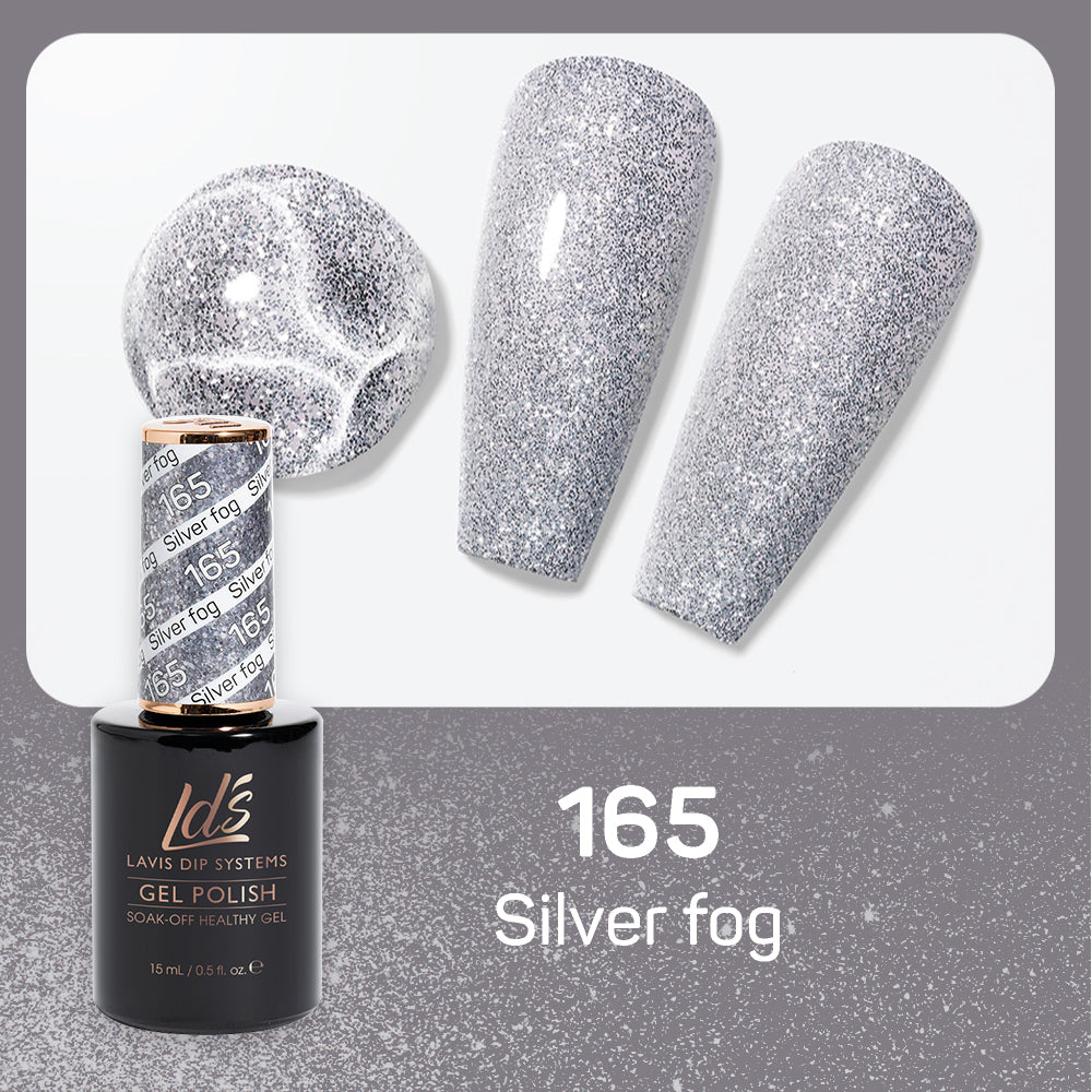 LDS 165 Silver Fog - LDS Healthy Gel Polish 0.5oz