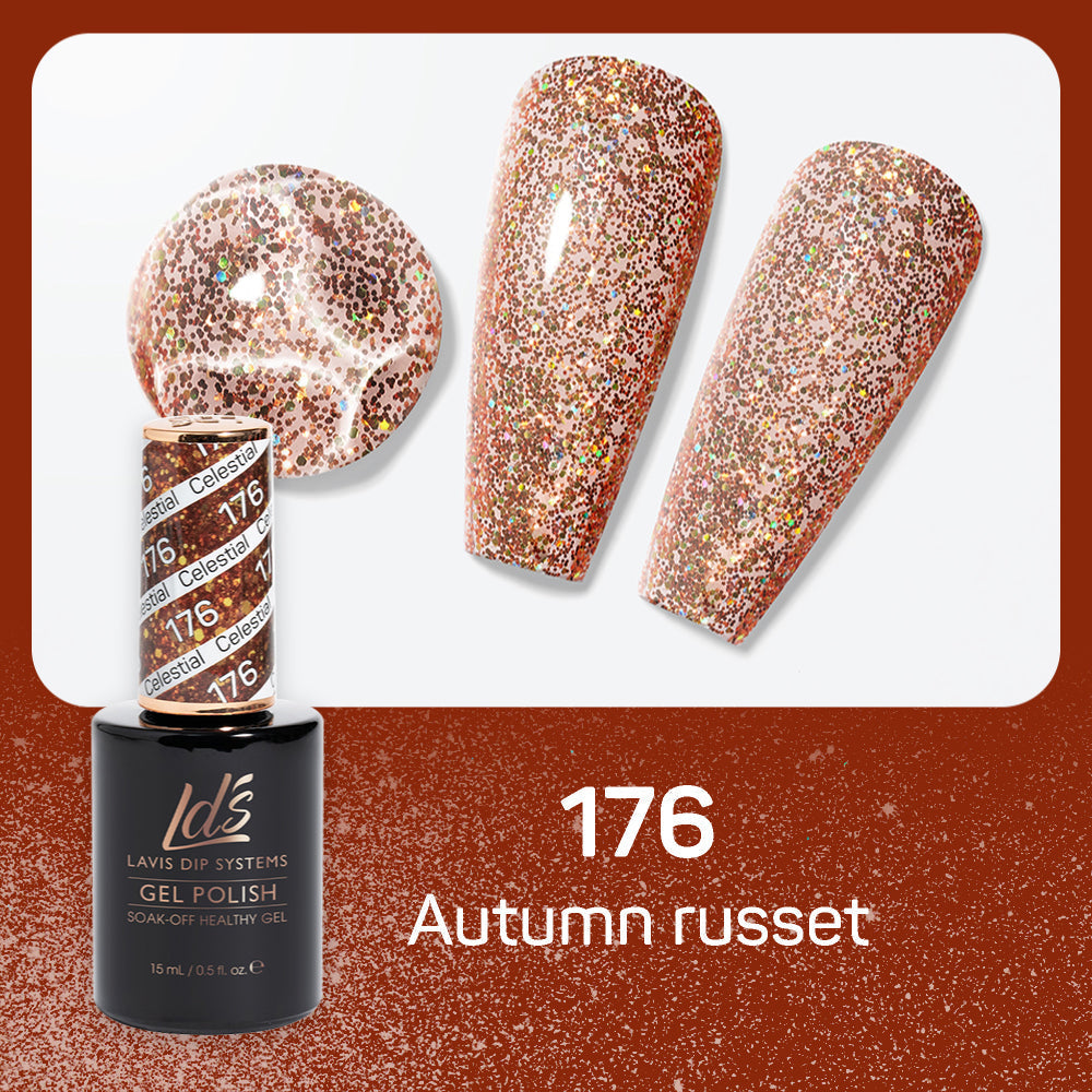 LDS 176 Autumn Russet - LDS Healthy Gel Polish 0.5oz