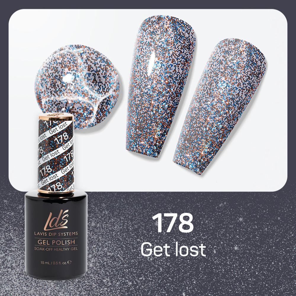 LDS 178 Get Lost - LDS Healthy Gel Polish 0.5oz