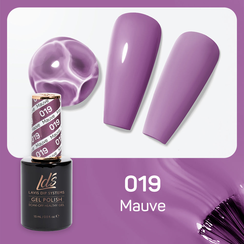 LDS 019 Mauve - LDS Healthy Gel Polish 0.5oz